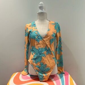 Cupshe long sleeve one piece bathing suit